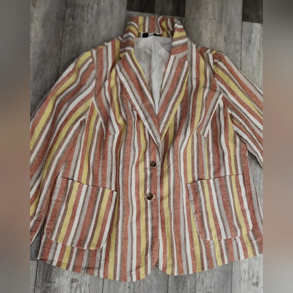 Counterparts Multicolor Striped Pants & Jacket Set - Picture 3 of 11